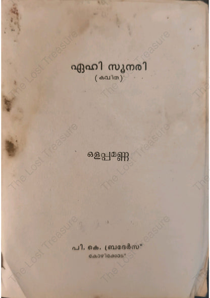 ഏഹി സൂനരി